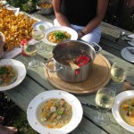 Legeret svampesuppe af rørhatte og kantareller